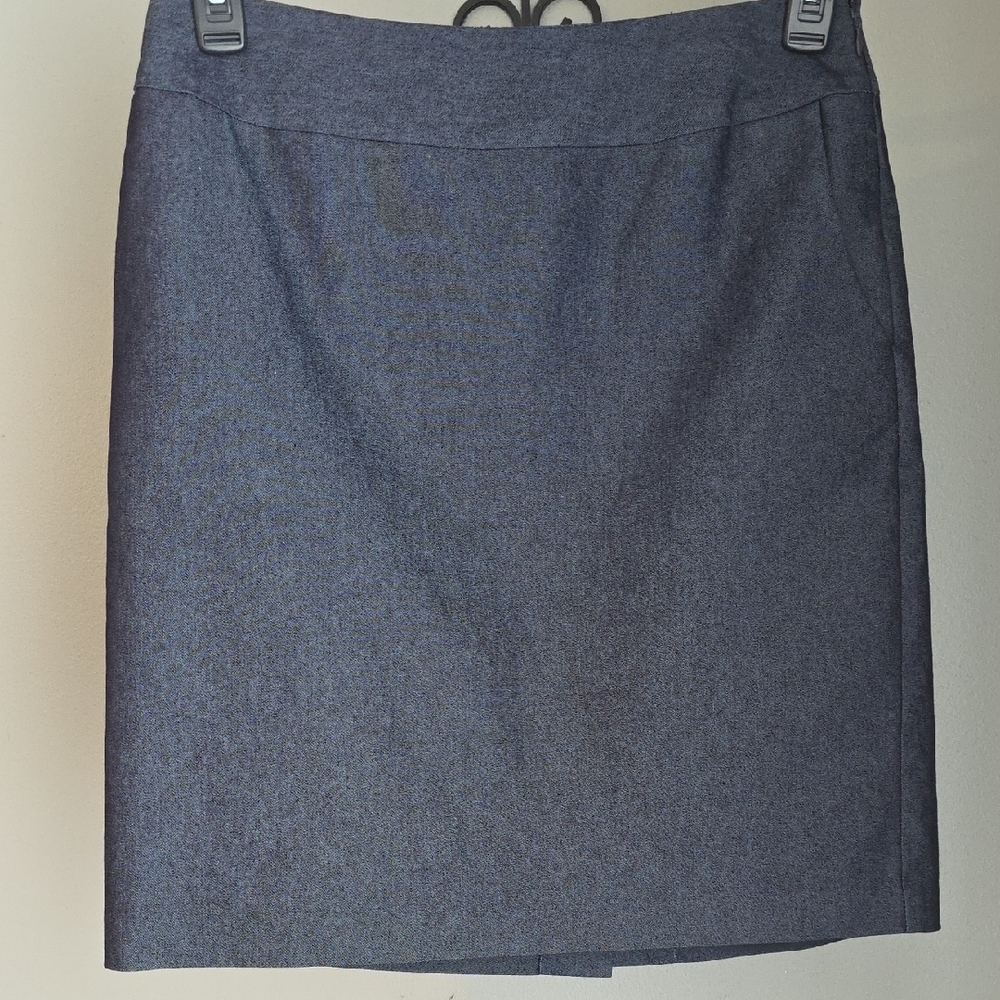 Merona Blue Women's Pencil Skirt Size 6